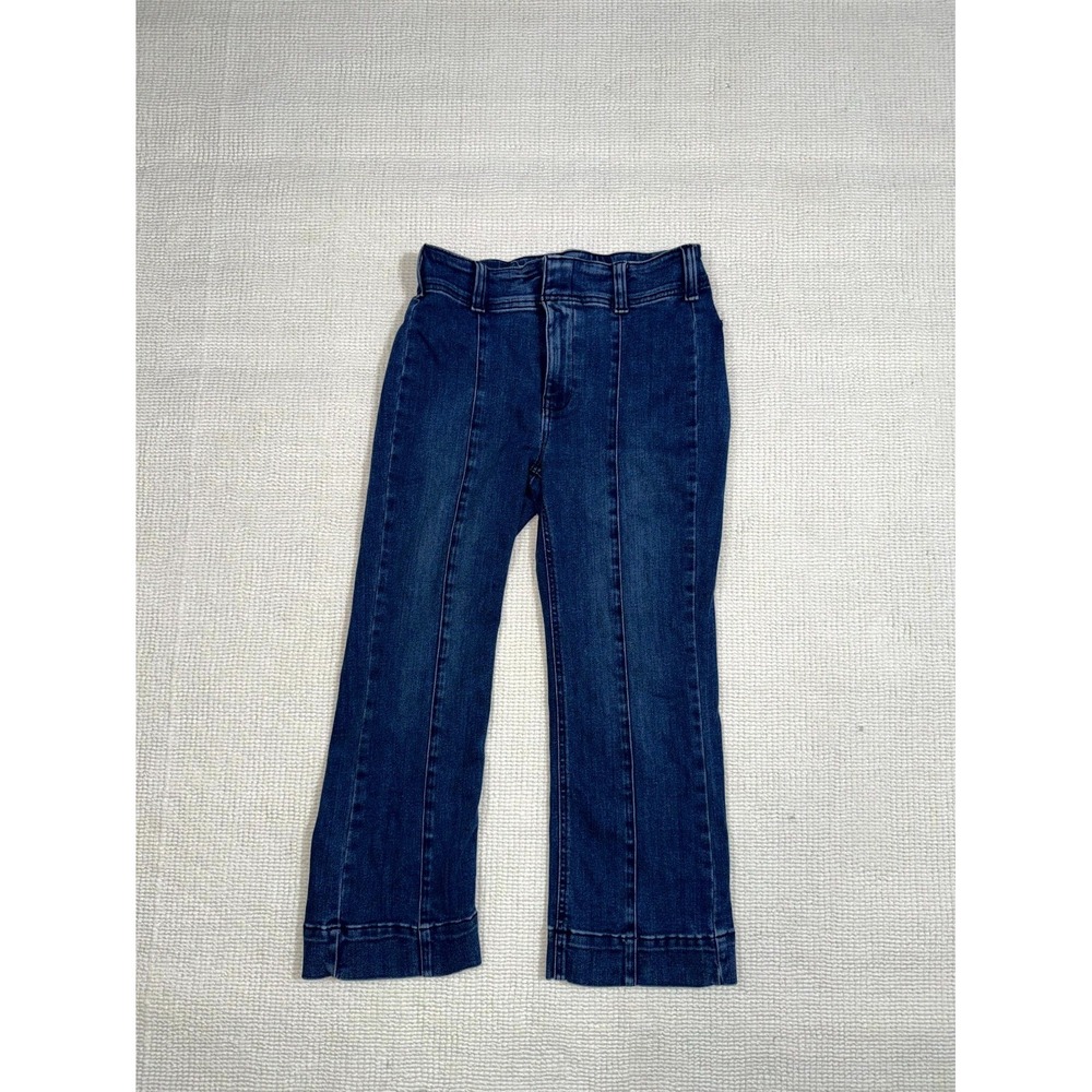 Pilcro Jeans Womens 27 Blue Denim Dark Wash Straight Leg Streetwear Casual